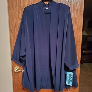 Dark blue swing style jacket